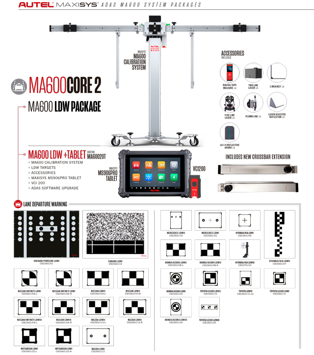 Diagnóstico y calibración ADAS